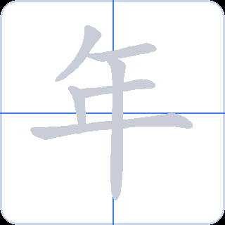 年 획순