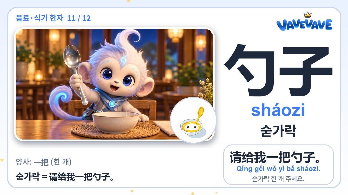 勺子 숟가락