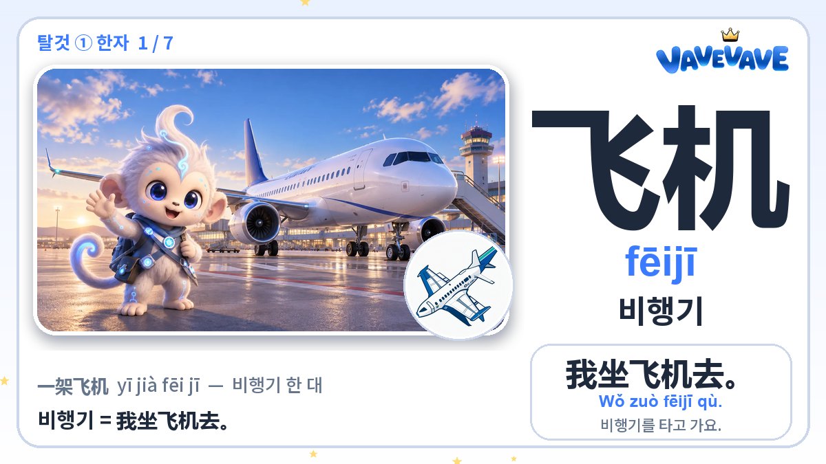 飞机 비행기