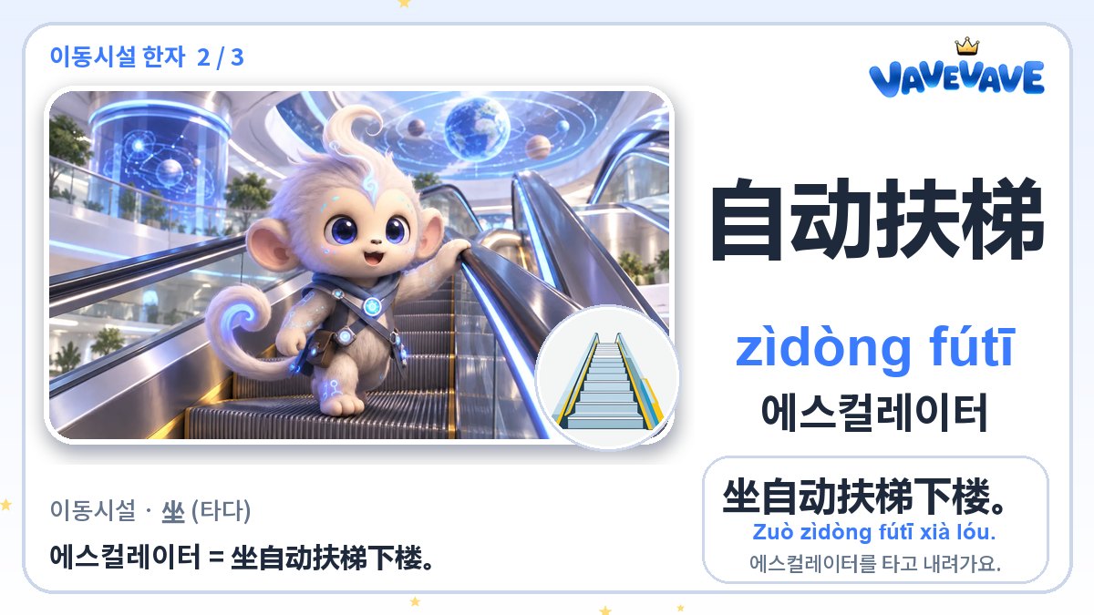 自动扶梯 에스컬레이터